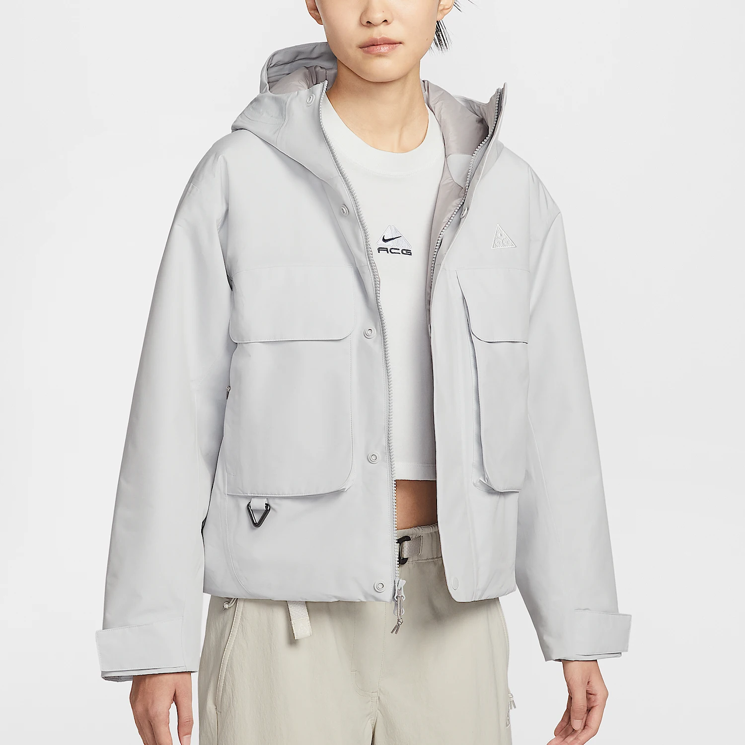 Nike Authentic Winter Style Women's Hooded Woven Sports Jacket FV7328-025