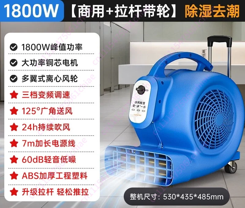 Blower Floor Dryer Commercial High Power Small Household Hair Dryer Toilet Toilet Floor Strong Dehumidification