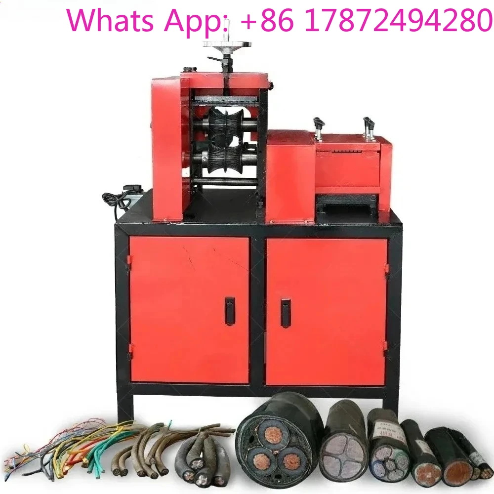 Cable Stripper Automatic Wire Stripping Machine /Copper Cable Recycling Machine For Purity Copper Recycling
