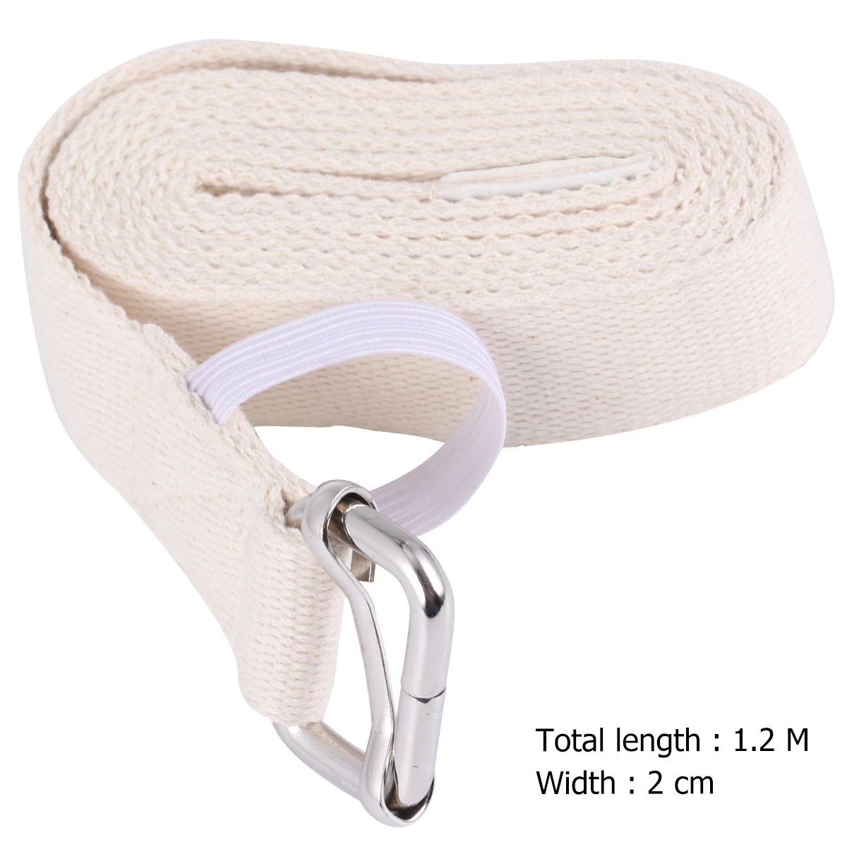 

1pc Yoga Stretching Belt Fitness Elastic Band Portable Strap for Exercise Physical Therapy Adjustable Kids Adults Cotton