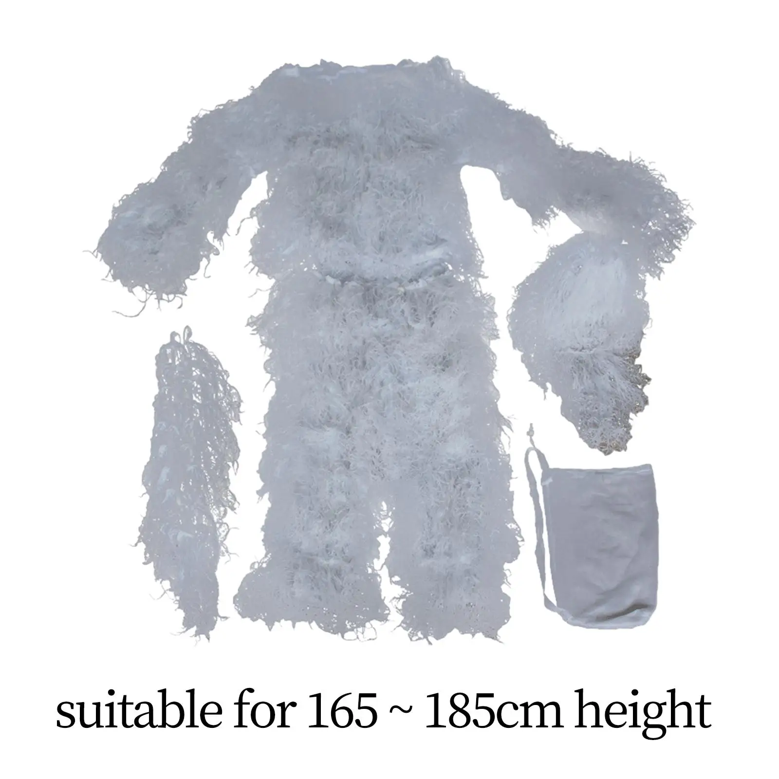 بدلة Ghillie مكونة من قطعتين ملابس الصيد بدلة الصيد ملابس لملعب الثلج