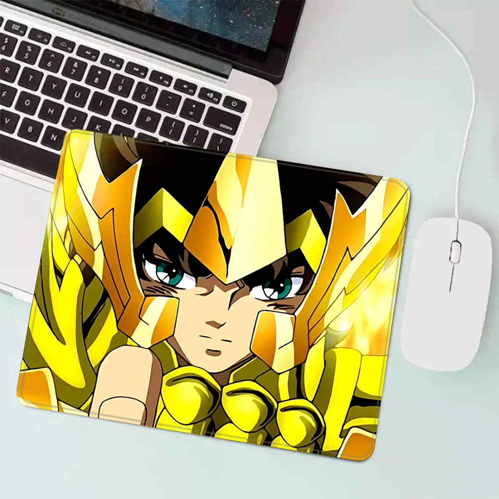 Anime Saint Seiya Gaming Mouse Pad XS Small Mousepad For PC Gamer Desktop Decoration Office Mouse Mat Deskmat Rug