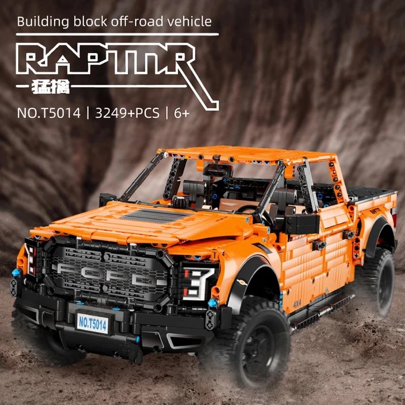 

3249PCS Off Road Vehicle Building Blocks Pickup Car Model Bricks Desktop Decoration Children's Educational Toys Gifts