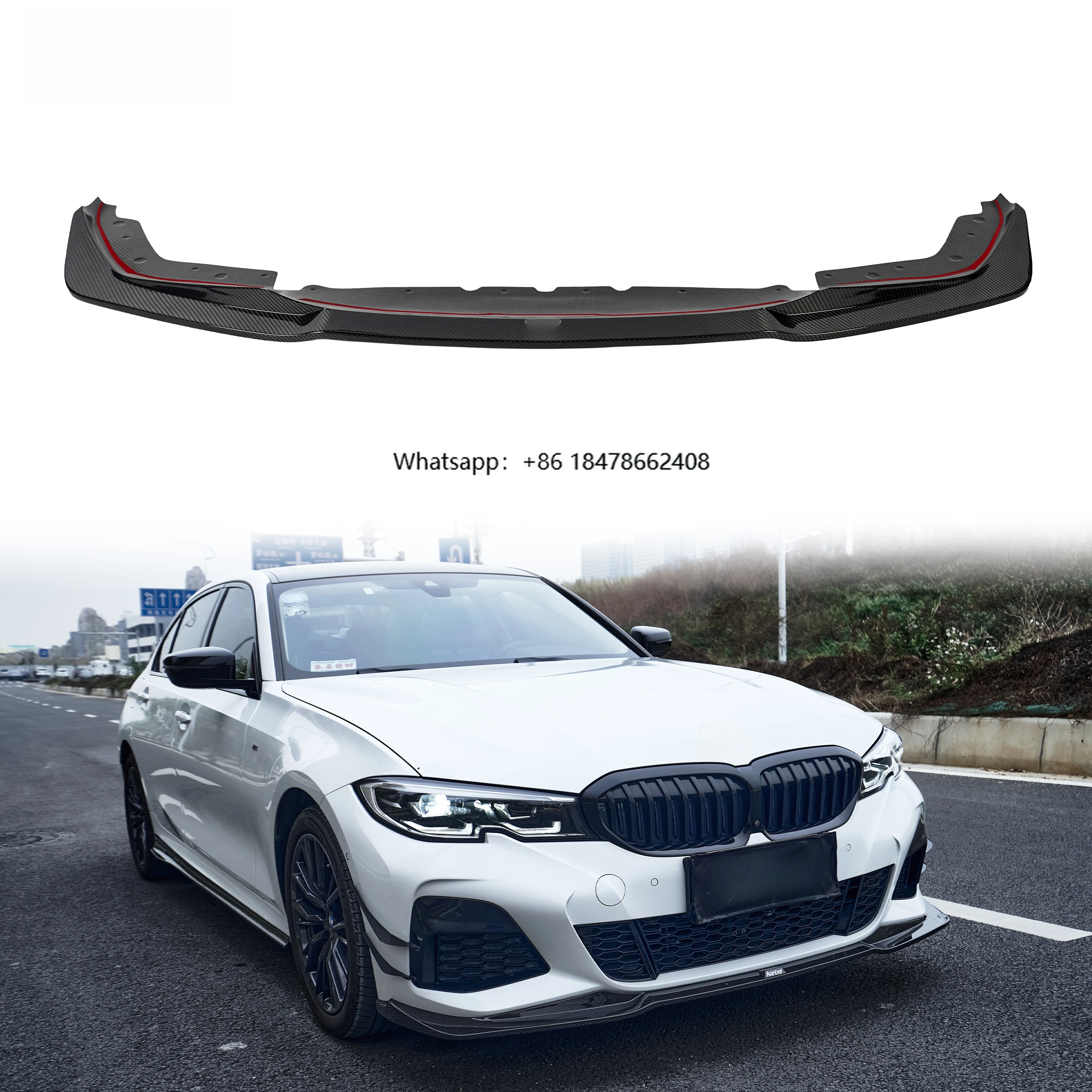 

Спойлер Karbel Lip Dry из карбона для переднего бампера G20 325i 330i M340i M Sport 2020-2022