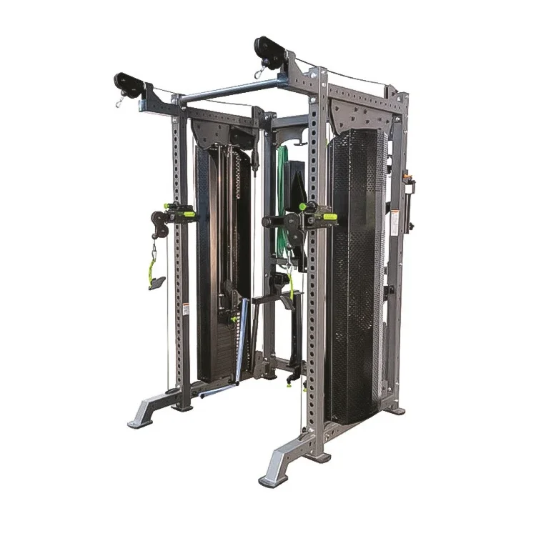 commercial fitness gym multi functional trainer smith machine squat rack for home