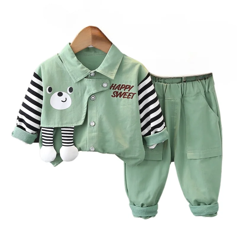 New Autumn Baby Clothes Set Children Boys Long Sleeved Jacket Pants 2Pcs/Sets Kids Clothing Infant Costume Toddler Tracksuits