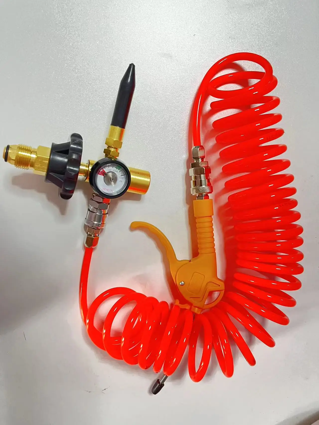 

BEST HX0044 Полностью медный редукционный клапан высокого давления с гелиевым давлением, наполненный воздушным шаром, редуктор давления с двойным выходом и газовой трубой 2.