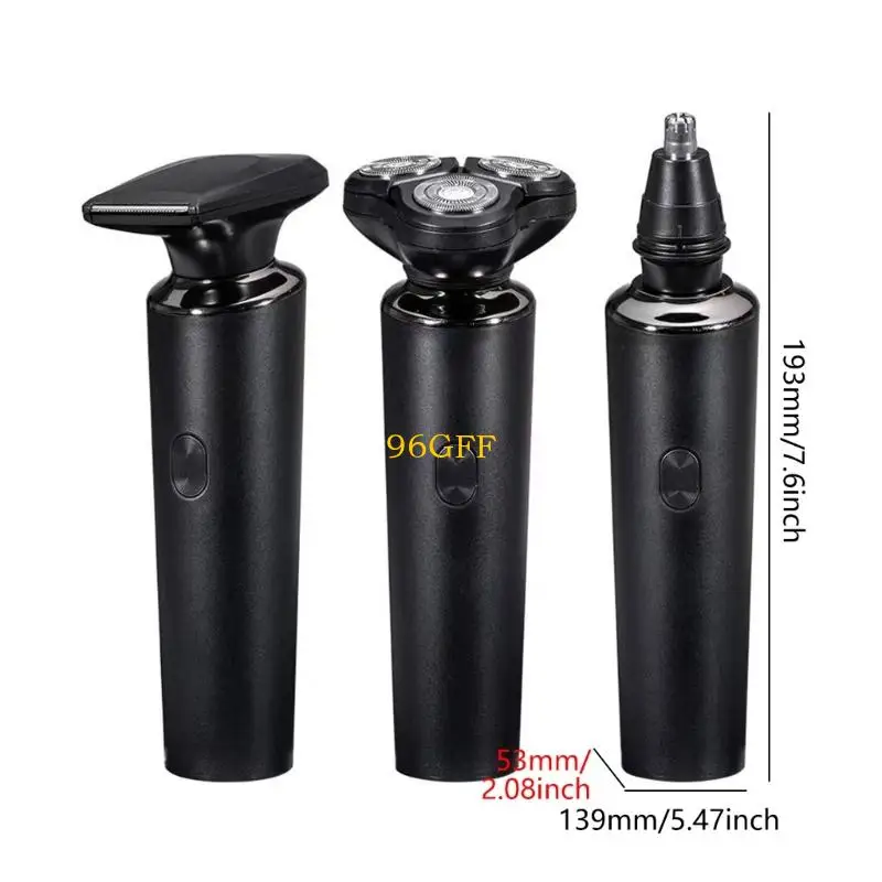 96GF USB شحن ماكينة الحلاقة الكهربائية سهلة تنظيف الجسم المقاوم للماء