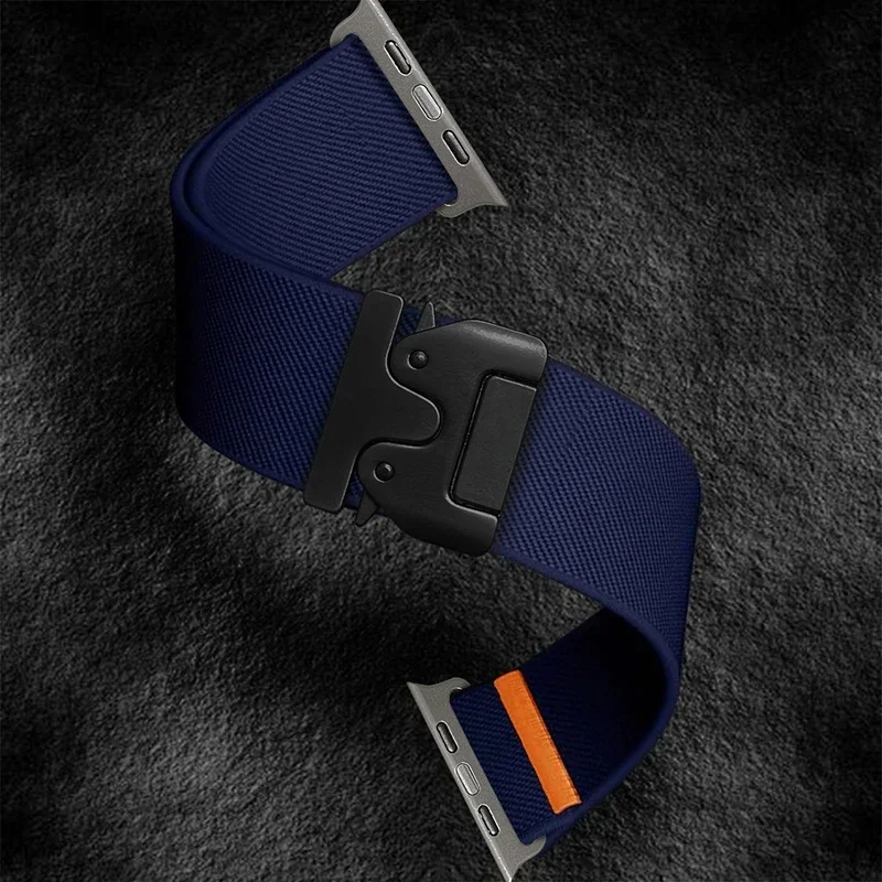 Parachute-Armbänder für Apple Watch 10 Band 46mm 42-41-45mm Ultra 2 49mm 44mm Nylon-Armband iWatch Apple Watch Series 9 8 SE 5 6 7 – Detail 6