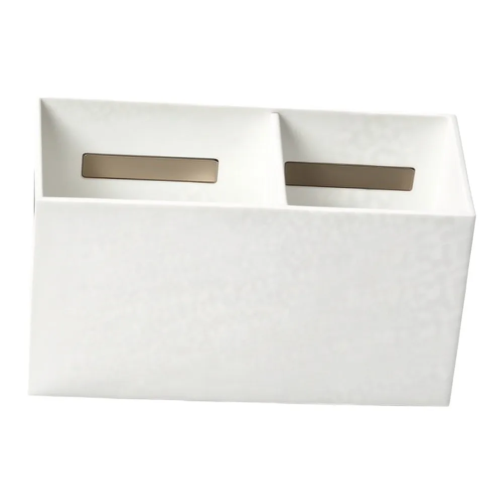 Wall Mounted Pen Holder for Markers and Erasers - Transparent White Black Desk Organizer Display Stand 15x8.9x5cm