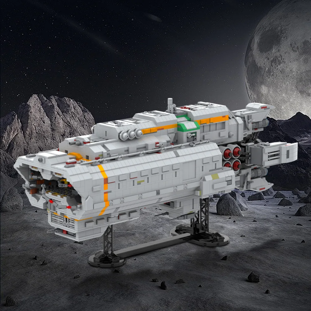 MOC แคนเทอร์เบอรีจากบล็อกตัวต่อขยายโมเดลยานอวกาศแคนเทอร์เบอรีอิฐประกอบของเล่นเด็กของขวัญวันเกิด