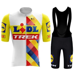 TREK Cycling Shorts Men Sports Set Men's Summer Clothes 2024 Clothing Jersey Man Pro Team Bikes Pants Gel Uniform Jacket Cyclist