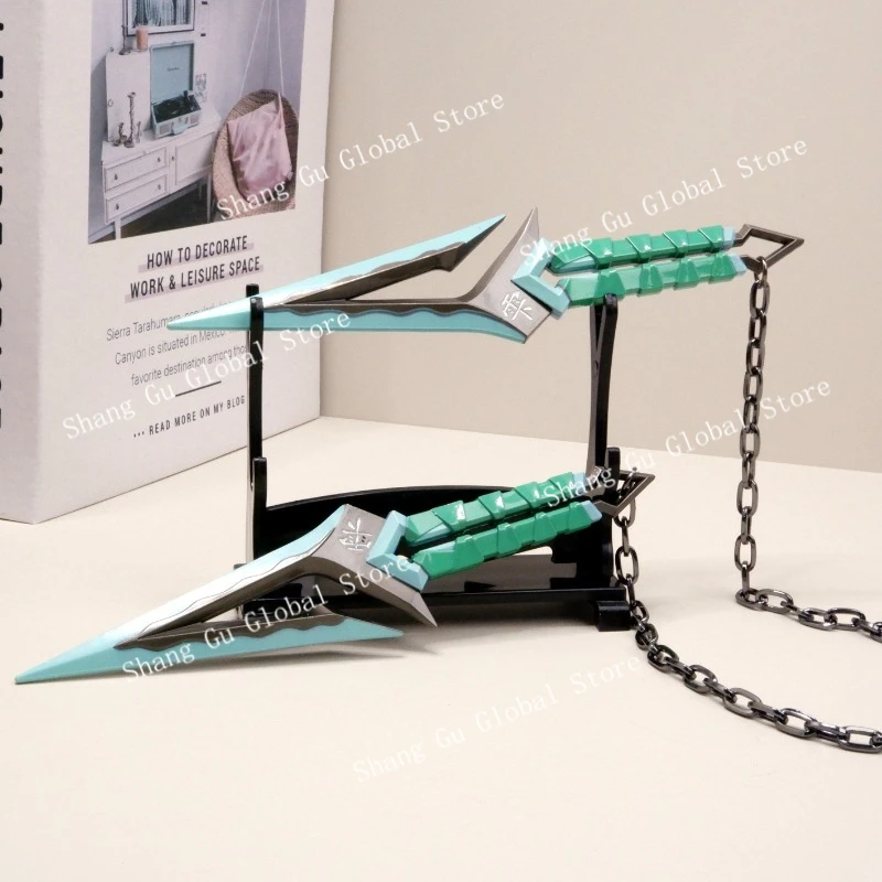 Valorant Kuronami No Yaiba Emparelhamento Arma Modelo, All Metal Knife Toy, Jogo de Espada, Periféricos, Canção Karambit, Ornamento