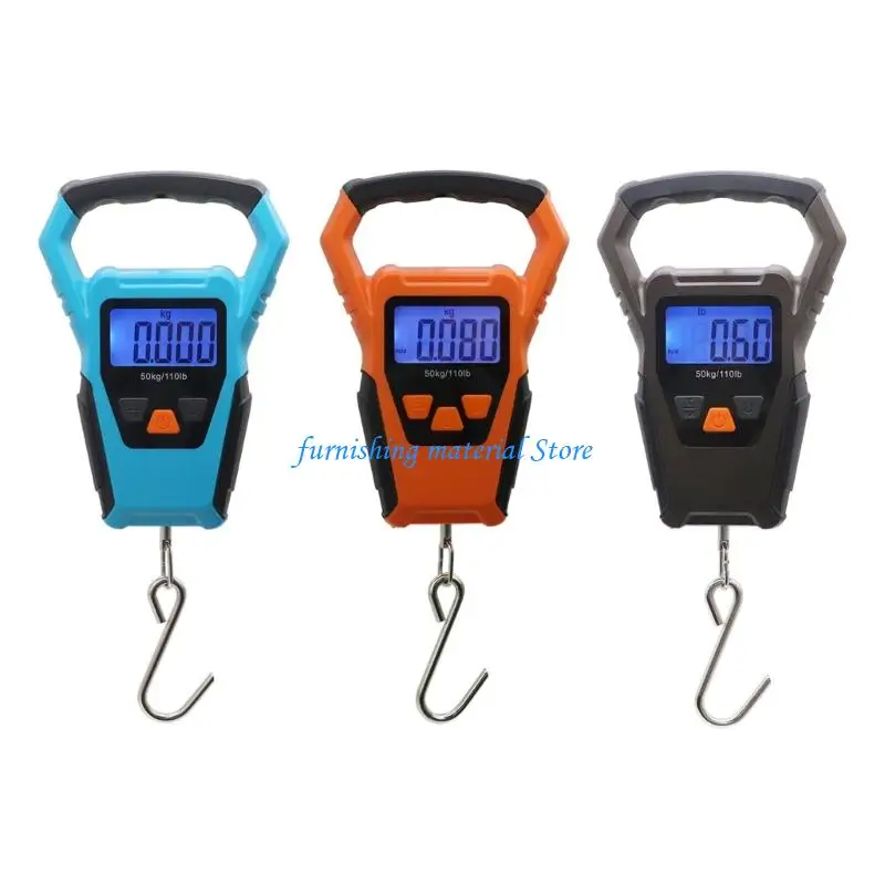 Y5GD Digital Scale with 1.5m Tape Measure & Hook LCD Backlit Screen Electronic Scale
