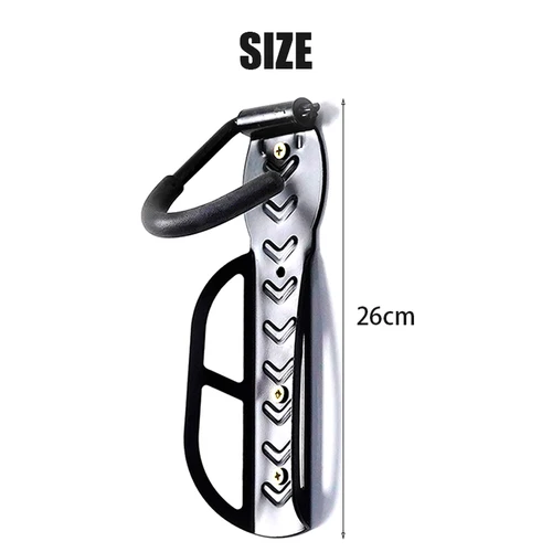 Imagen 2 del producto Soporte de pared para bicicleta, tienda de bicicletas de montaña, estante para bicicleta en casa, colgador de almacenamiento de acero, accesorios de gancho