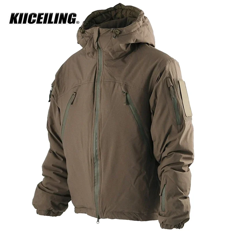 KIICEILING CA MIG 2.0, Hiking Jackets, Tactical Jackets for Men, Bomber Jacket, Winter Warm Down Waterproof Jackets, Women Coat