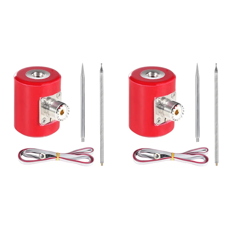 AS95-2X QRP 5M/16.4FT Antenna 14M-30Mhz 300W  Antenna Multifunction Portable Stainless Steel 1/4 Wavelength USDX Radio