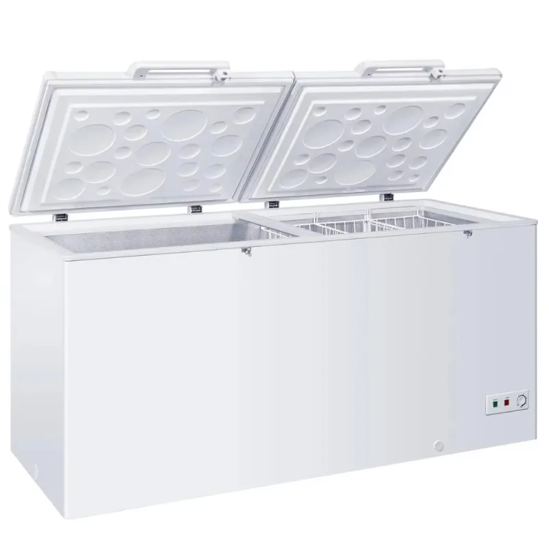 

Large Capacity Commercial Double Door Horizontal Deep Chest Freezer