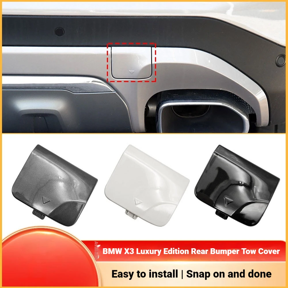 For BMW X3 Rear Bumper Trailer Cover G01 Tow Hook Hole Cover 51127498525 18-21