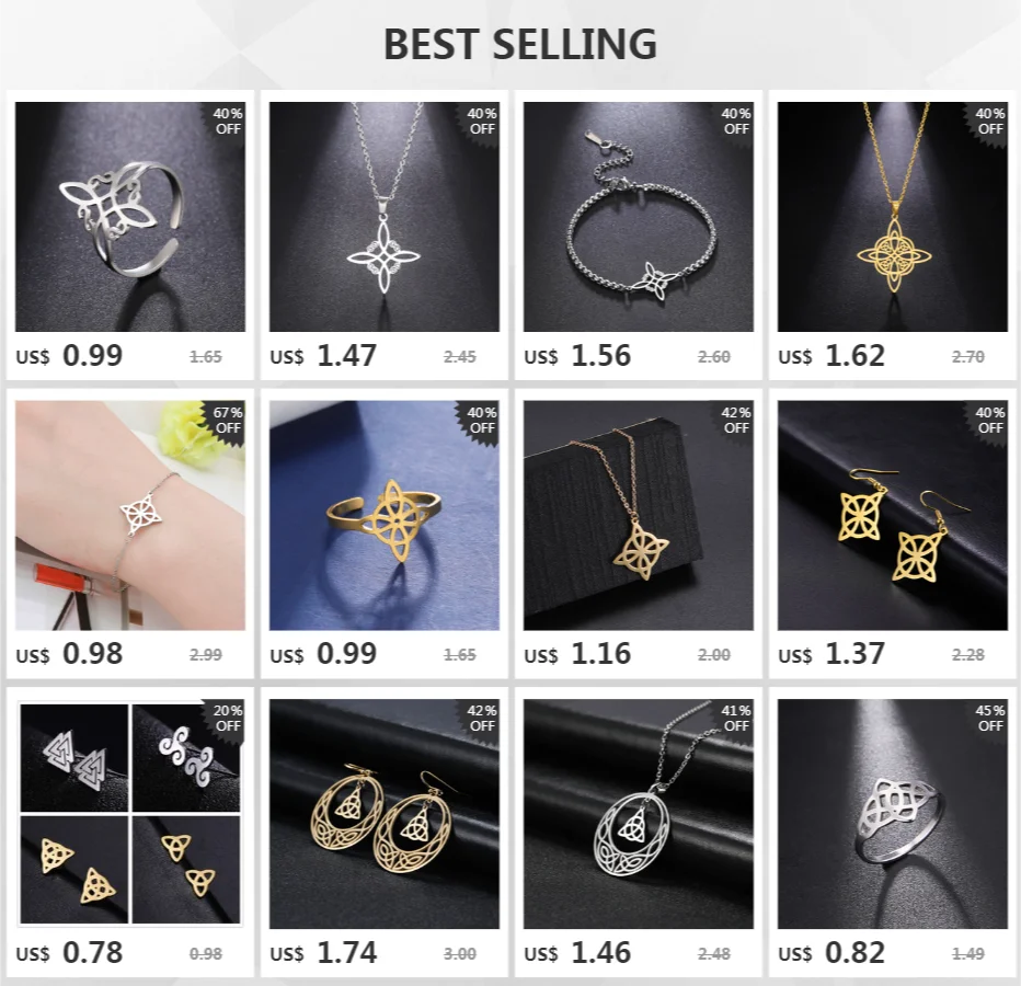 Skyrim Hexerei Hexen knoten Ring Edelstahl Fingerringe Wicca Triquetra Celtics Knoten Amulett Schutz Schmuck Frauen Männer – Detail 9