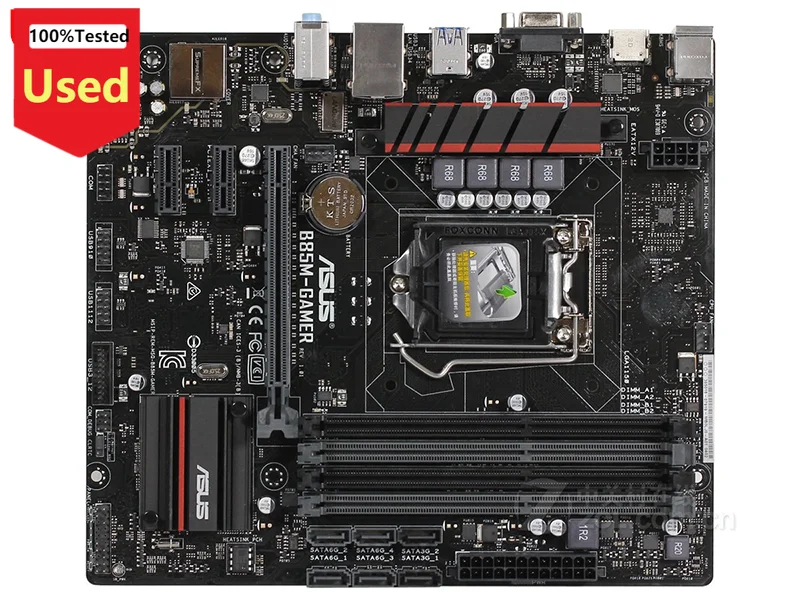 

Asus B85M-GAMER Original Desktop Motherboard B85 Socket LGA 1150 i7 i5 i3 DDR3 32G SATA3 USB3.0 Micro-ATX Used