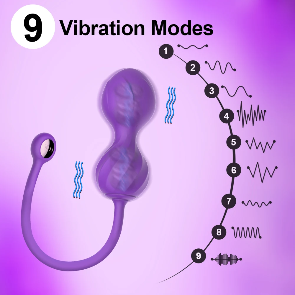 Vibrador para ejercicio vaginal, Kit de bola de Kegel, Control por aplicación, juguete sexual femenino, productos para adultos