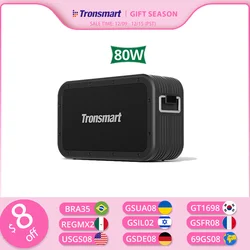 Tronsmart Force Max Speaker 80W Powerful Bluetooth Speaker with TWS, Bluetooth 5.0, Waterproof IPX6, Built-in Powerbank