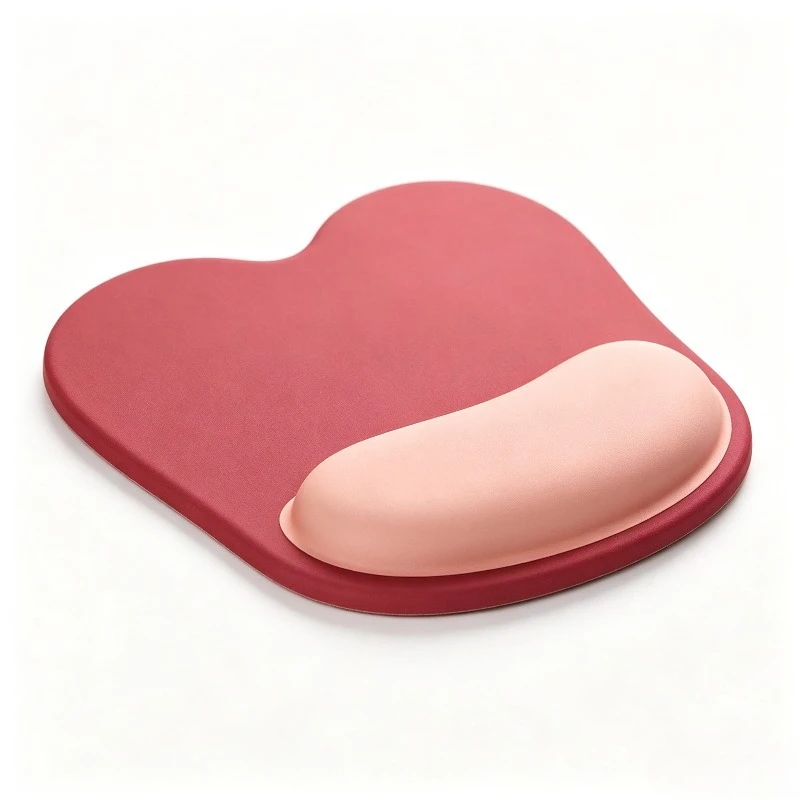 Wrist Rest Pad Keyboard Pad Set Ergonomic Cushion Anti-Slip Rubber Base Memory Foam for Office Home PC Laptop Desktop Mousepad