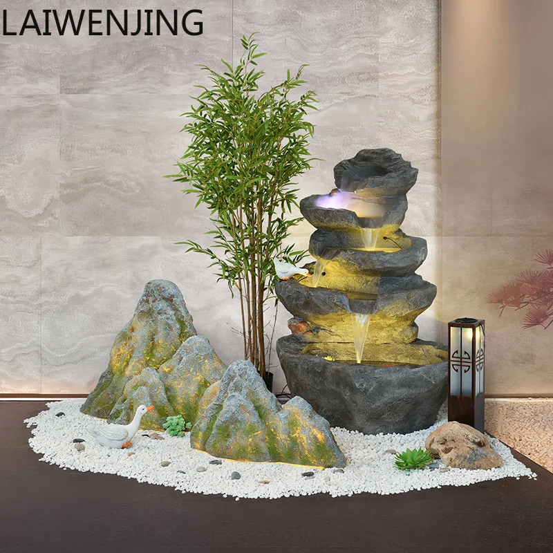 LYY  Fish Pond Rockery Water Flow Ornament Circulating Fountain Landscaping High-End Feel
