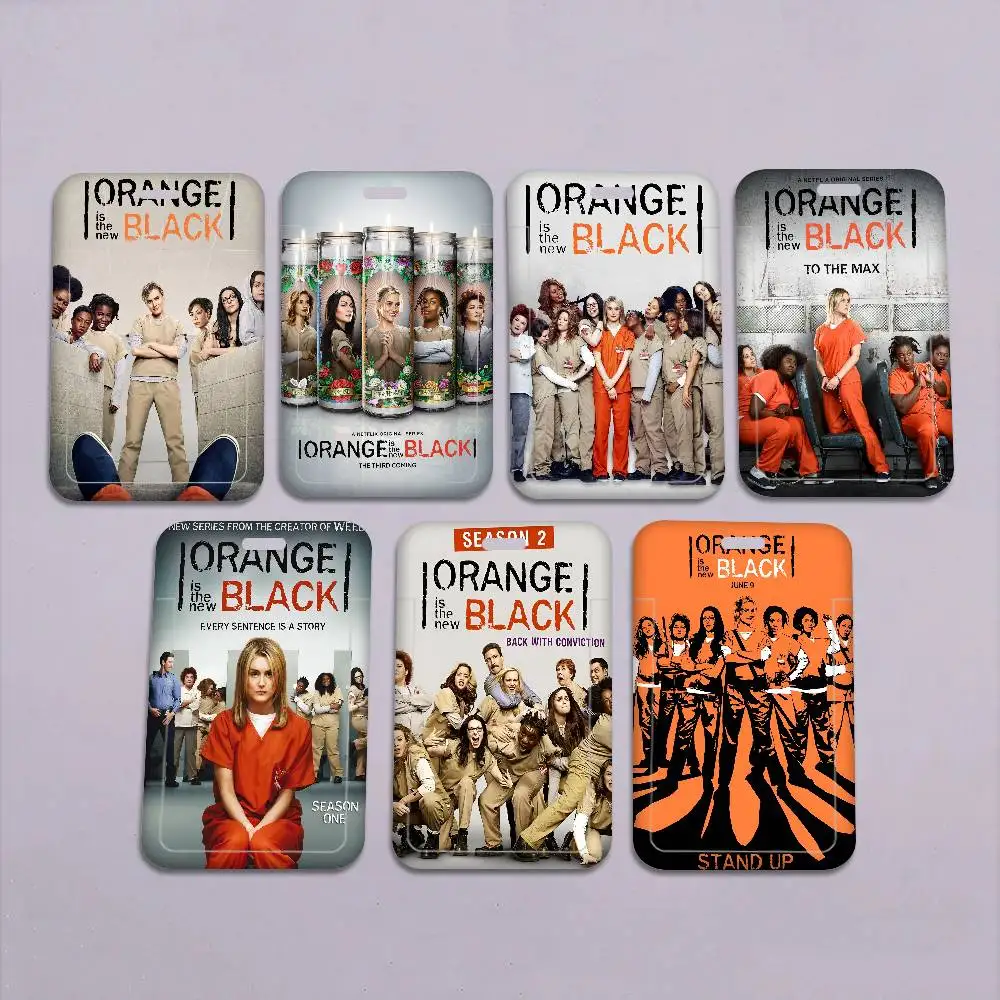 

Классический винтажный держатель для кредитных карт и бейджей Orange Is The New Black с карманом и ремешком на шею