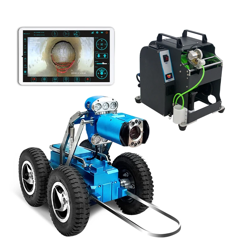 Hochauflösender Rohr-Krabbelroboter, kommunaler industrieller Kanalrohrdetektor
