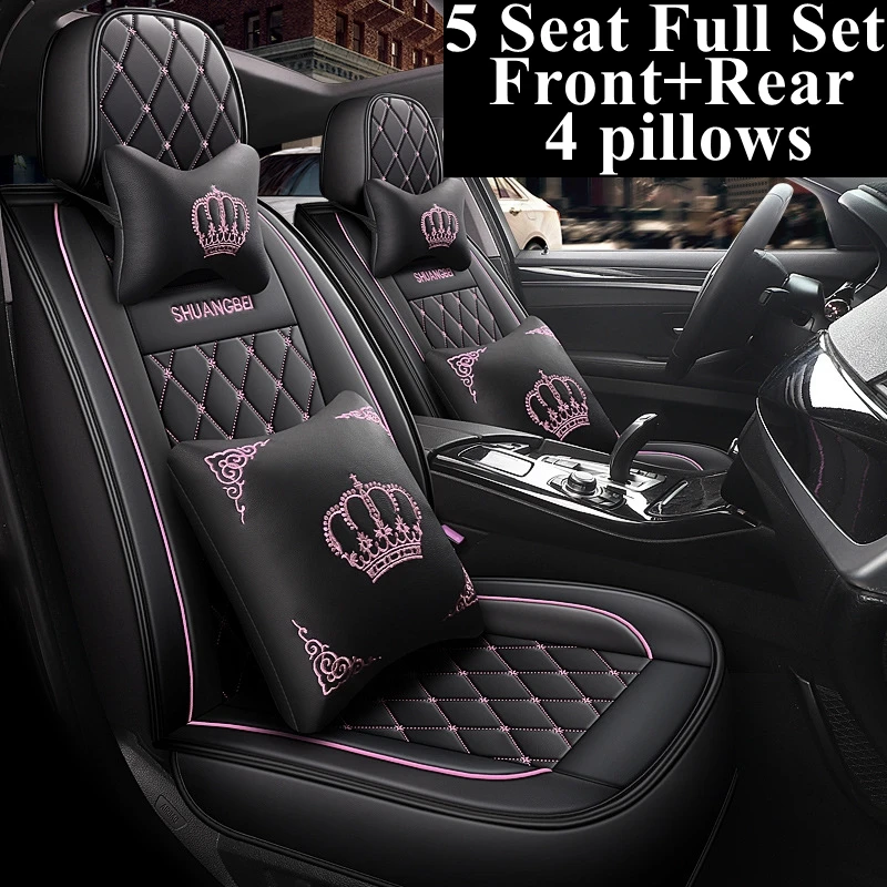 Car Seat Cover Set for Mitsubishi Asx Cololt Cross Endeavor Fortis Galant L200 Lancer x Lancer Montero Outlander Pajero Zinger