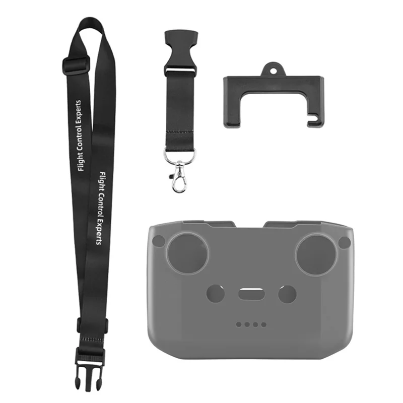 -A25M حبل قابل للتعديل لـ DJI MINI 3/Mini 3 Pro/AIR 2/2S جهاز التحكم عن بعد مع خطاف مشبك ثابت ملحقات طائرات بدون طيار للكاميرا