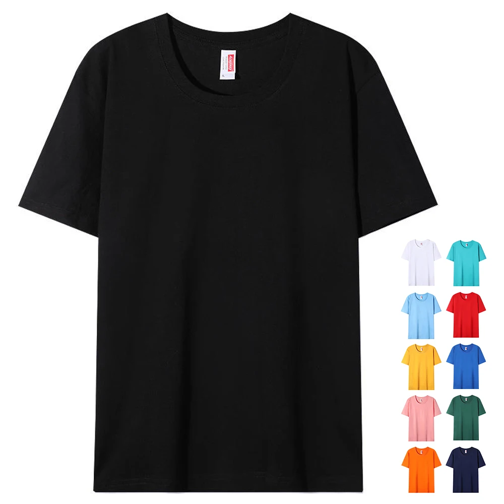 100% хлопковая футболка оптом, летняя хлопковая футболка унисекс, оптовая продажа, черная футболка без рисунка для мужчин, высокое качество, футболка с изображением льгодона