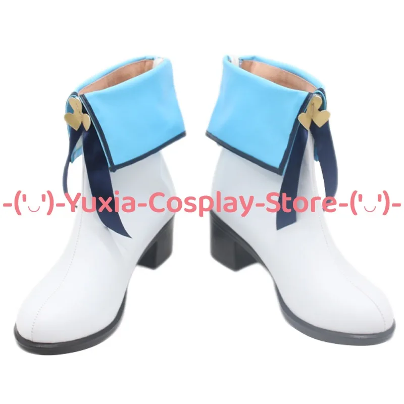 Yuxiacosplay! Project Sekai Airi Momoi Shizuku Hinomori Haruka Kiritani Cosplay Schoenen Anime Karakter Prop PU Lederen Laarzen