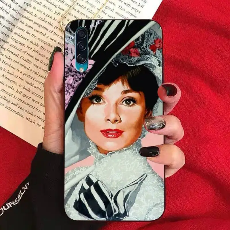 Audrey Hepburn Phone Case for Samsung A51 01 50 71 21S 70 31 40 30 10 20 S E 11 91 A7 A8 2018