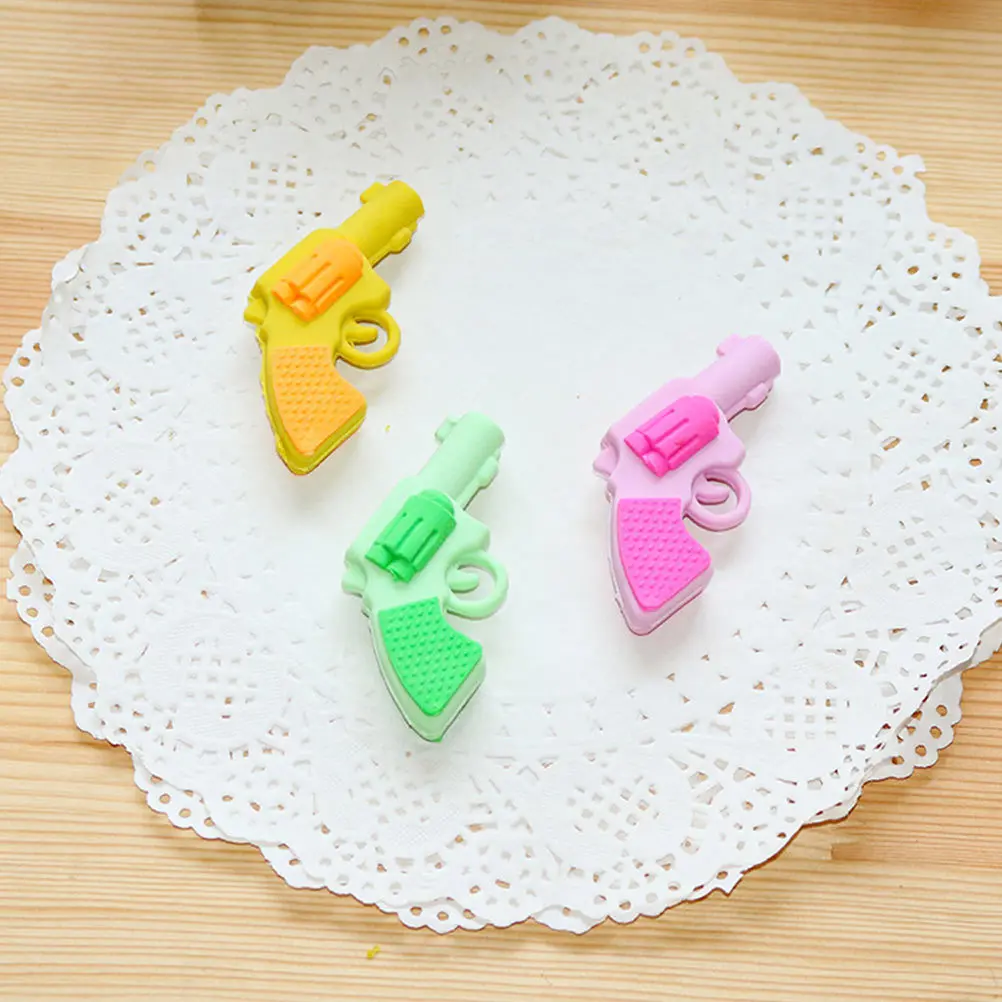 

20Pcs Mini Cartoon Erasers Decorative Practical Durable Safe for School Kindergarten Use Erasers for