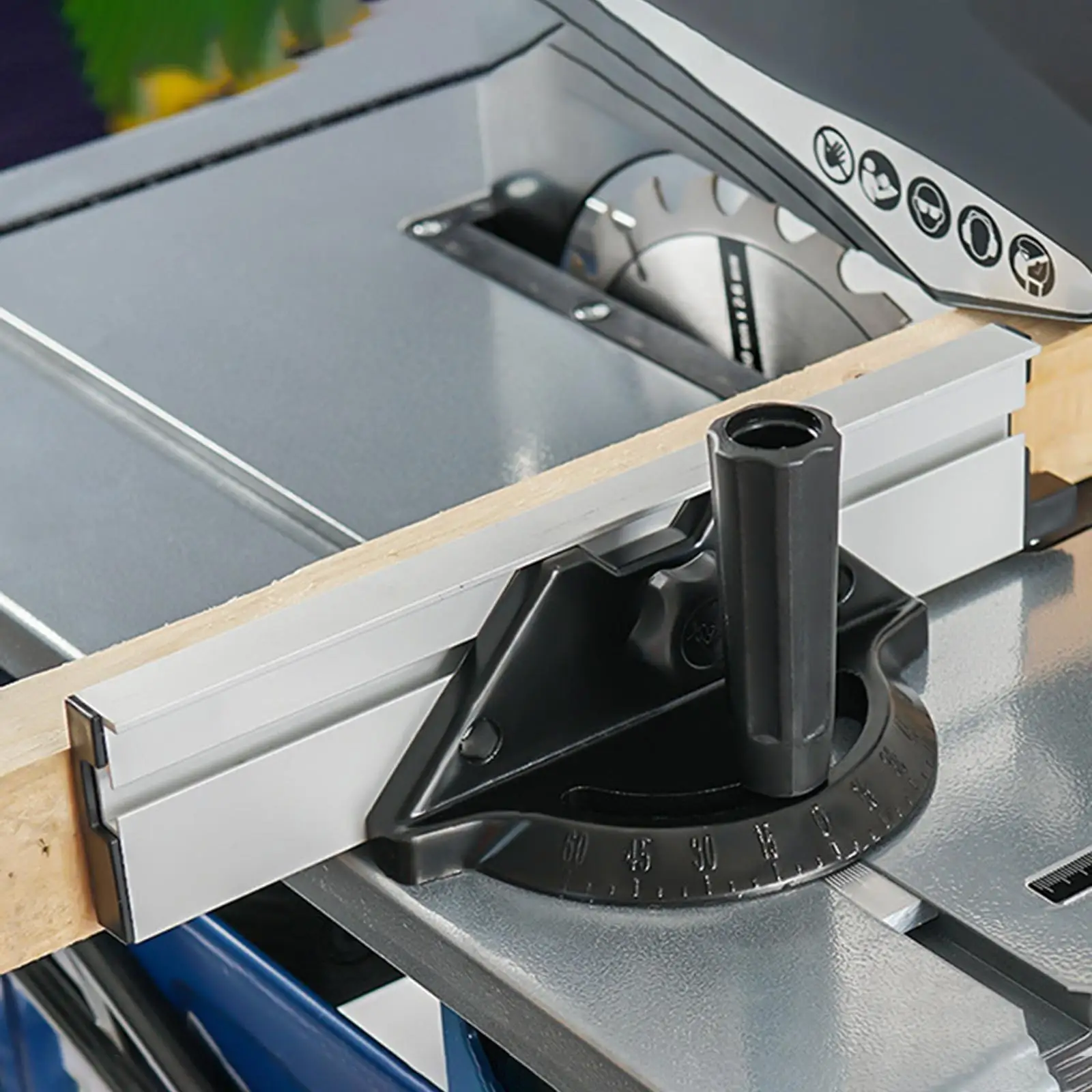 Table Saw Precision Miter System ,Hard and Durable Material Both Angle Adjustable