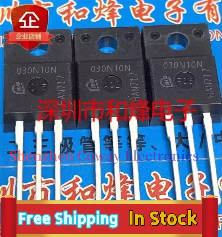 10PCS-30PCS  IPA030N10N3G 030N10N  79A/100V N TO-220F In Stock Fast Shipping