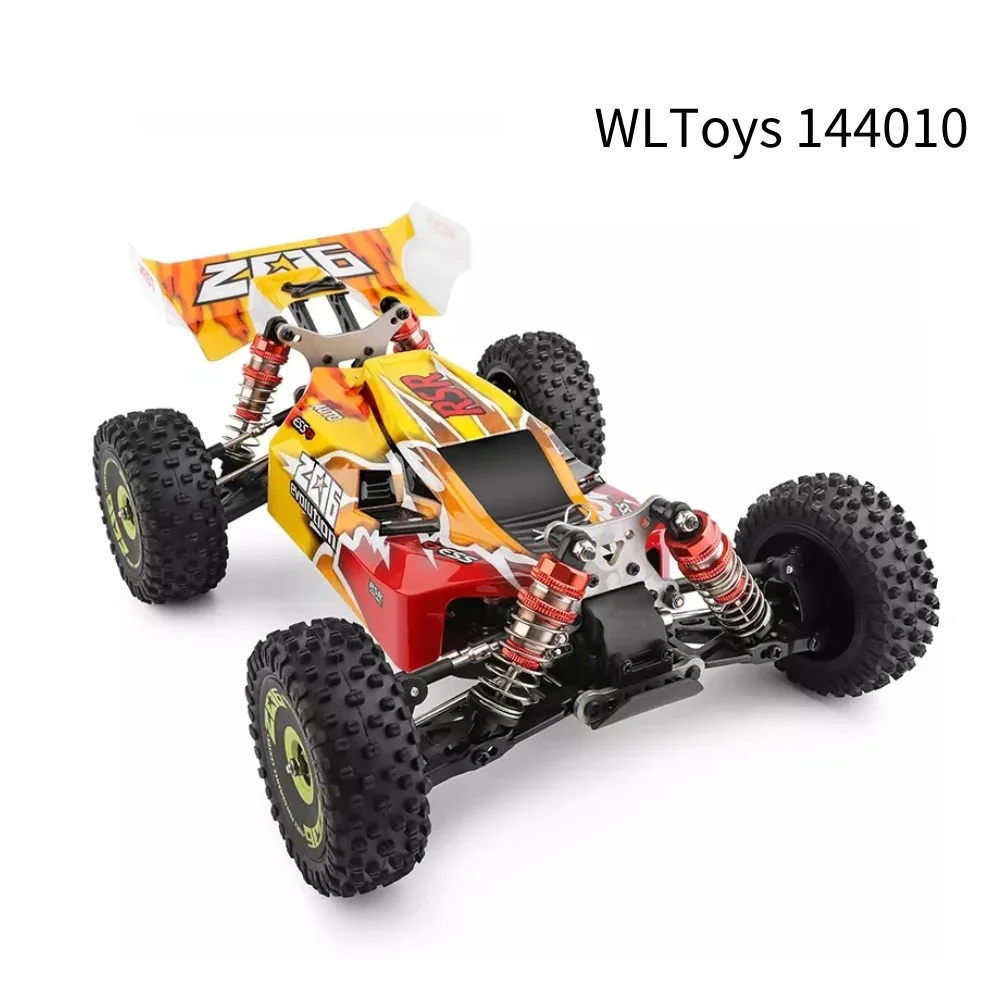 신제품 WLToys 144010 RC 자동차 1:14 전기 브러시리스 모터 레이싱 카 장난감 RC 크롤러 75km/h 고속 브러시리스 RC 자동차