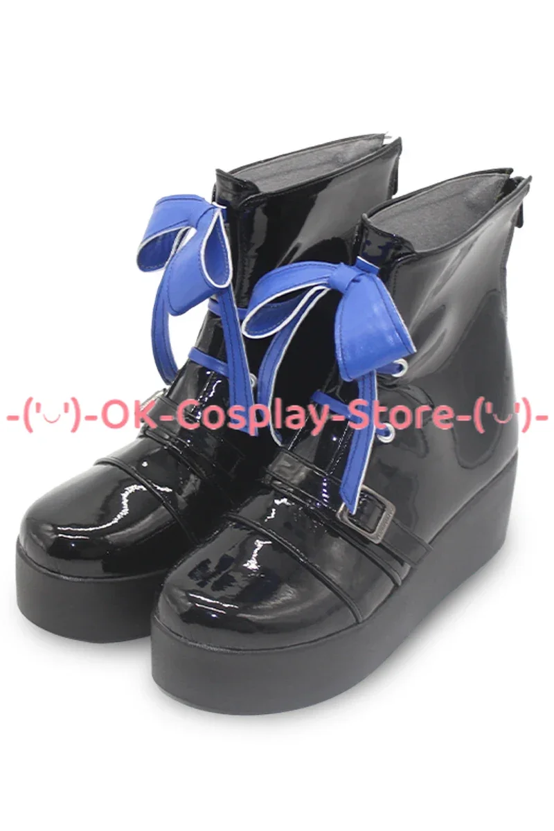 Amane Kanata Cosplay PU Sapatos, Adereços Vtuber, Botas de Carnaval de Halloween, Custom Made