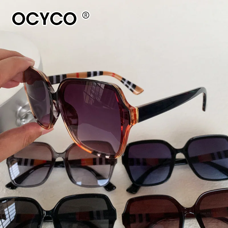Vintage Großrahmige Quadratische Sonnenbrille für Männer und Frauen Luxusmarke Punk Sonnenbrillen UV400 Fahrbrillen Mode Outdoor-Brillen – Detail 14