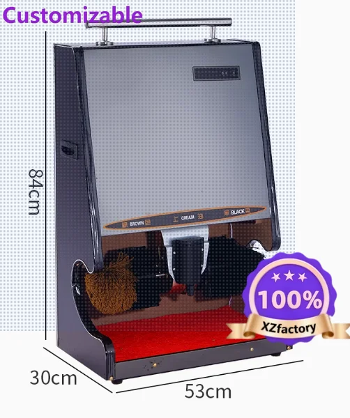 Factory Direct 2026 Shoe shine machine automatic induction hotel lobby shine brush bot manipulation shoe shine home electric sho