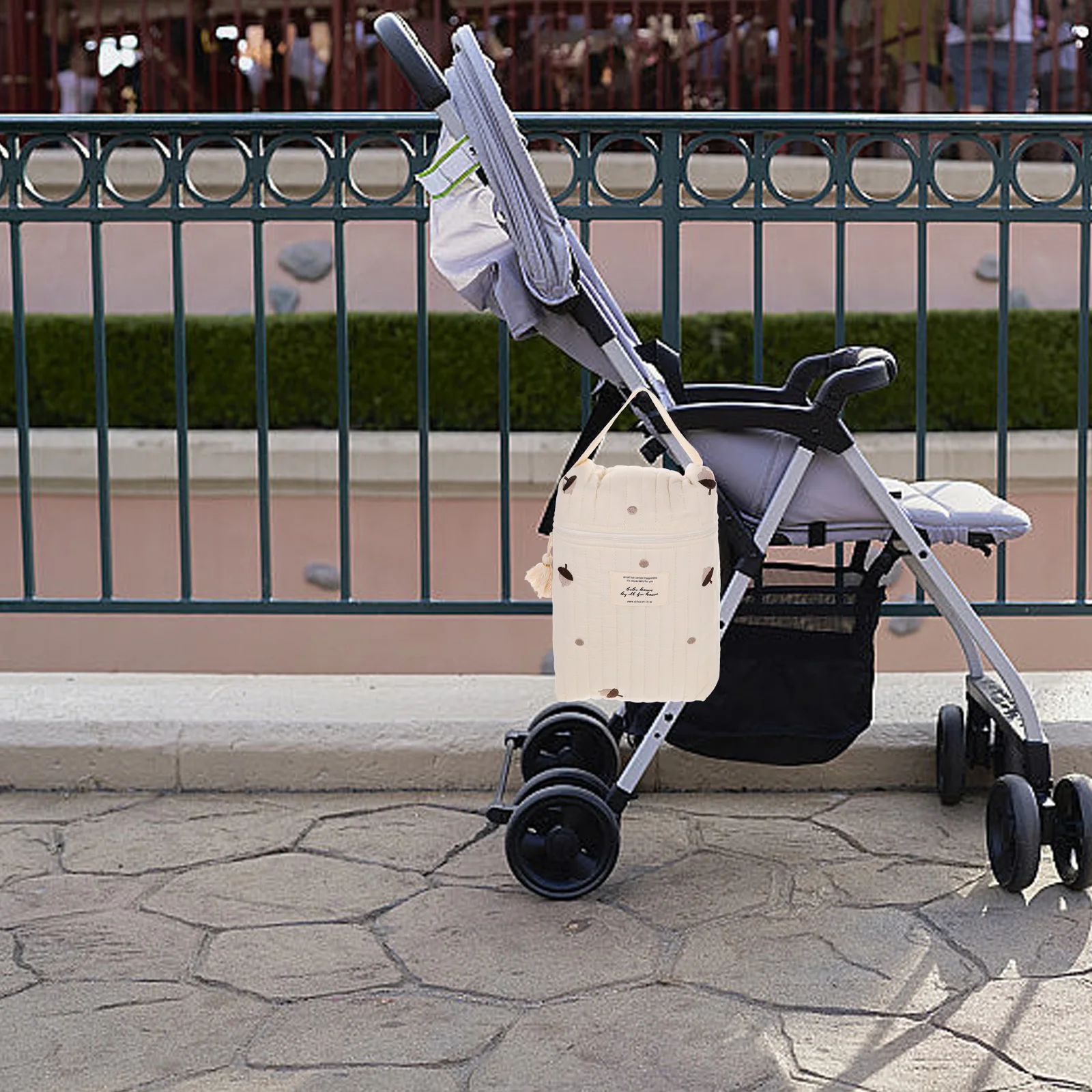 

Портативная сумка для подгузников из хлопчатобумажной ткани, многофункциональная сумка для детских подгузников большой емкости, органайзер для хранения, сумка-сумка