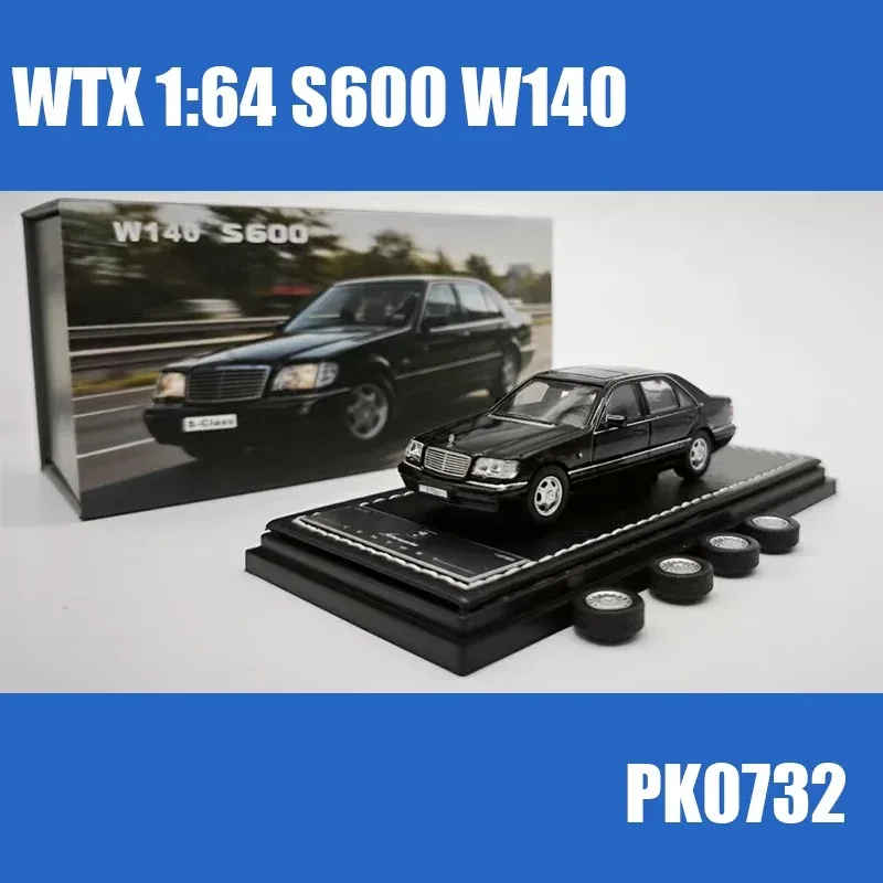 

WTX Diecast 1:64 S600 W140 Alloy Car Model Ornament Souvenir Display Collection Hobby Gift