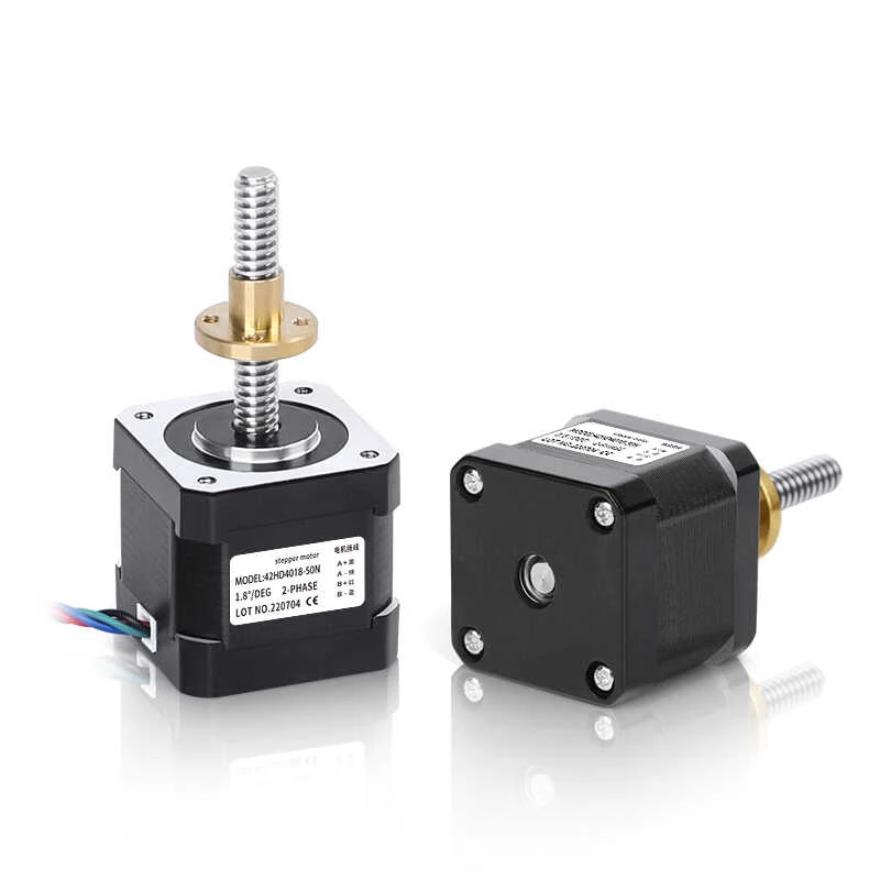 42 선형 나사 스테퍼 모터 T형 모터 T8 나사 1.8 °   리드 2/4/82.6V DC 1.8 °   2상 4선 고성능 모터