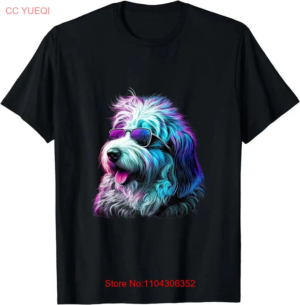 Old English Sheepdog Dogs Old English Sheepdog T-Shirt long or short sleeves