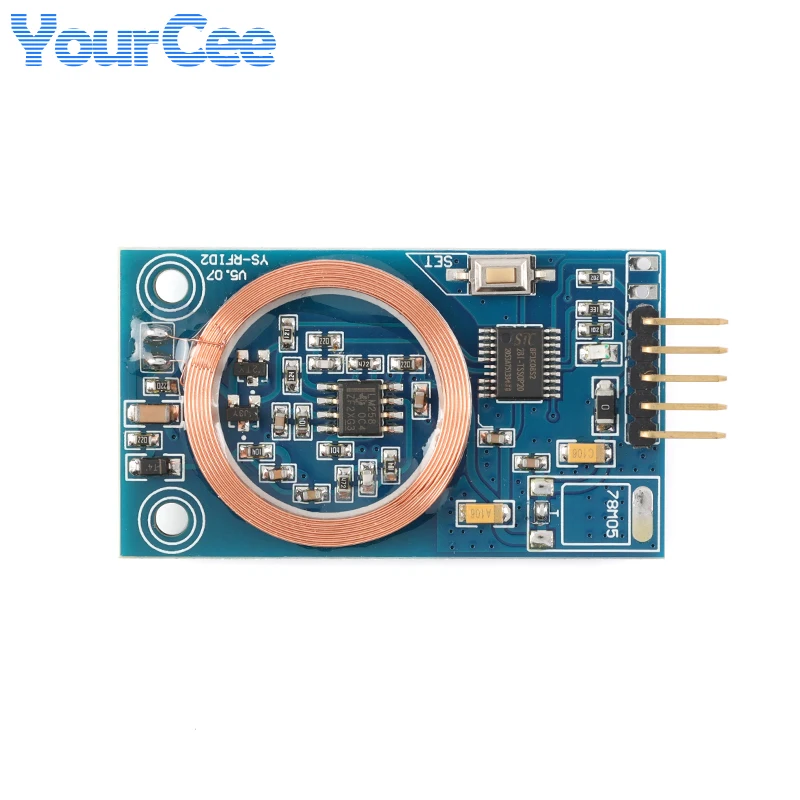 ID Card Decoder Decoding RFID Reader Module 125KHz TK4100 UART Output Board For Access Control DIY Modification