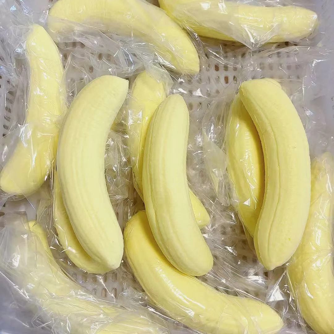 

Мягкая игрушка-антистресс в форме банана с эффектом медленного восстановления формы, для расслабляющего массажа и снятия стресса