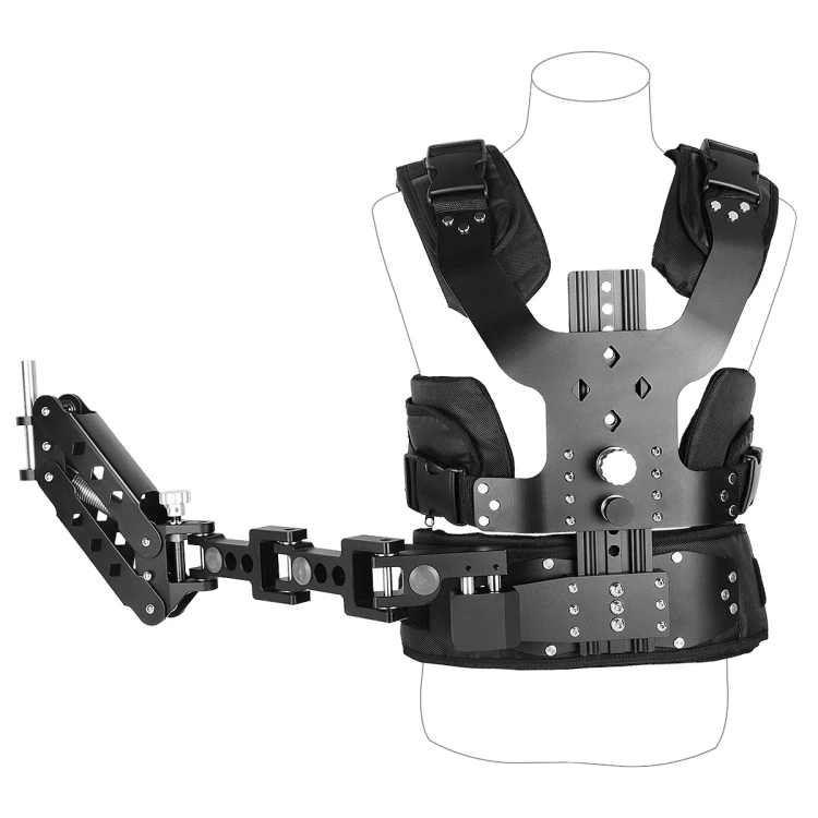 โรงงานวิดีโอ YELANGU B200 กล้อง Gimbal Gear Support Vest Spring Arm Stabilizer สําหรับกล้อง